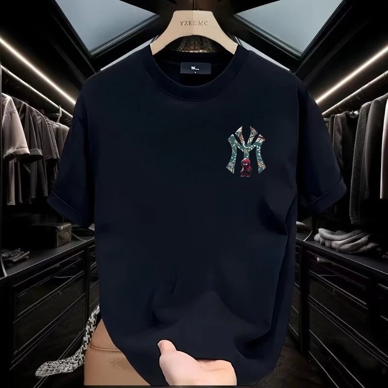 Design NY Logo Graphic Print Black T-Shirt - 27