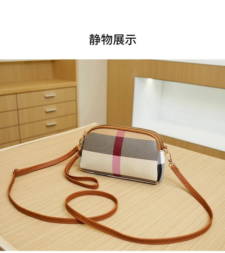 Burberry Check Wristlet Clutch Beige Multicolor Clutches - 16