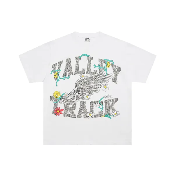 Design Vale Valley Track White T-Shirt T-Shirts - 1
