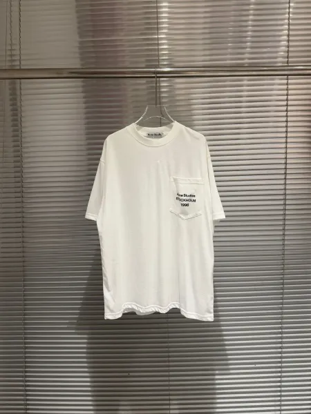 Acne Studios Heart Logo Oversized T-Shirt Pink - 12
