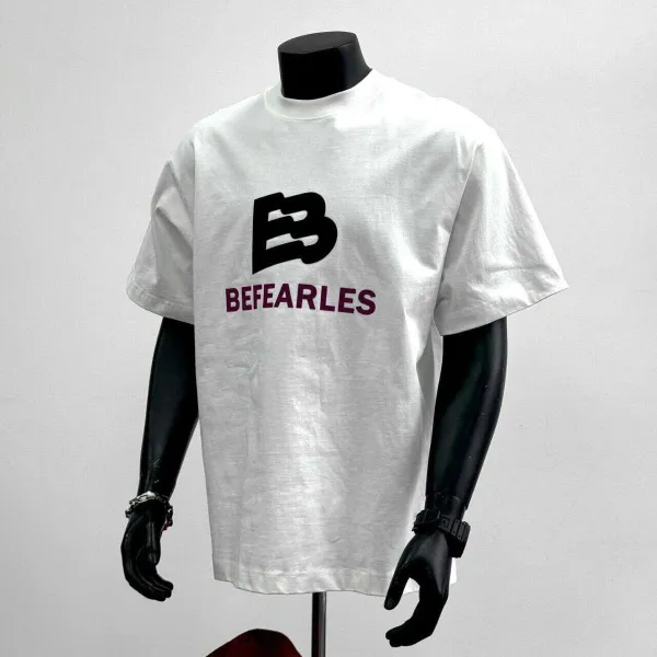 Design Befearles Logo Graphic Black T-Shirt T-Shirts - 6