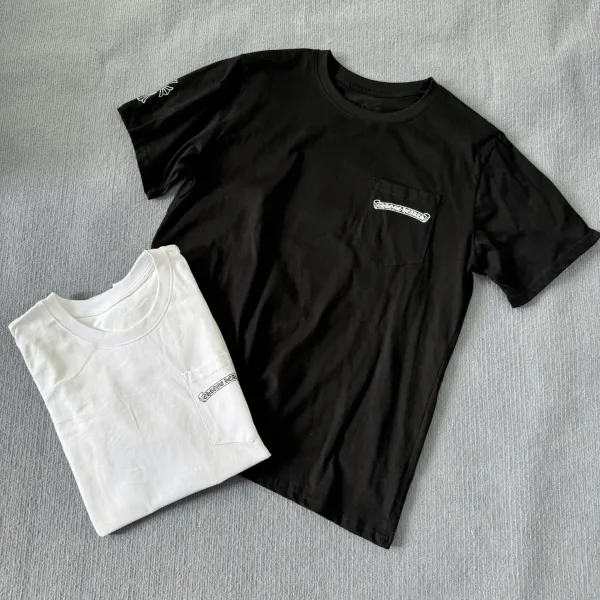 Chrome Hearts Cross Motif Black T-Shirt - 4