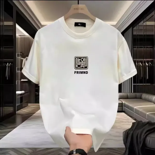 Design FRIMND Bold Logo Black T-Shirt T-Shirts - 13
