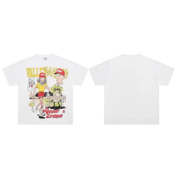 Design Valley Smasher Summer Dreams Graphic T-Shirt White T-Shirts - 1