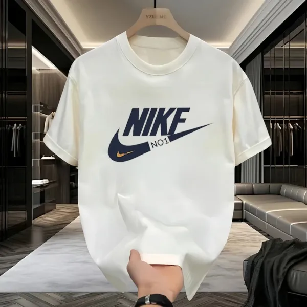 Nike NO1 Graphic Print White T-Shirt - 8