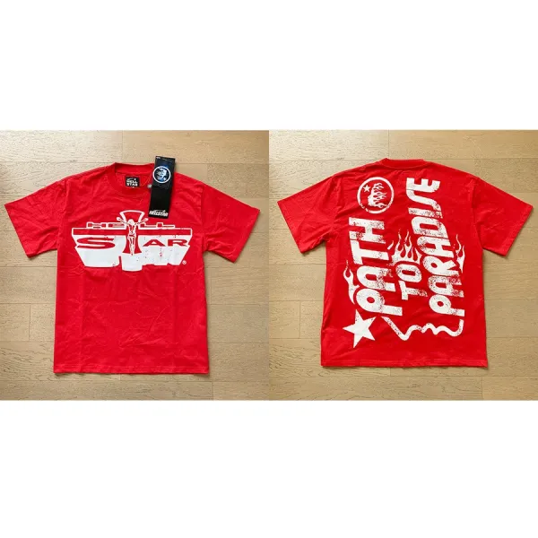 Hellstar Hell Star Path to Paradise Red T-Shirt - 1