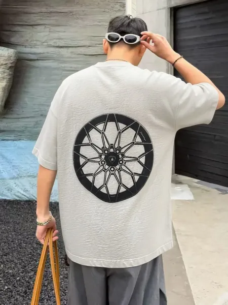 Design Lamborghini Temerario Graphic T-Shirt Off-White T-Shirts - 6