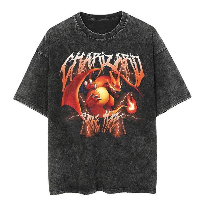 Hellstar Studios Unohara Acid Wash Black T-Shirt - 30
