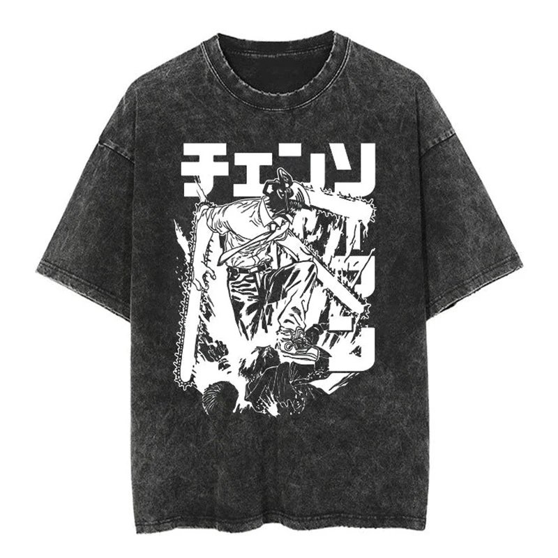 Hellstar Studios Unohara Acid Wash Black T-Shirt - 37