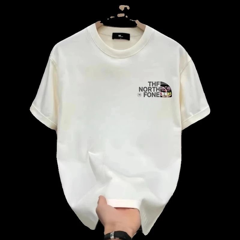 The North Face Logo Print Off-White T-Shirt - 7