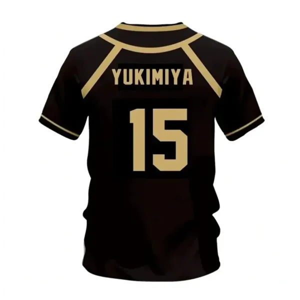 Design Black and Gold Panelled T-Shirt - 7