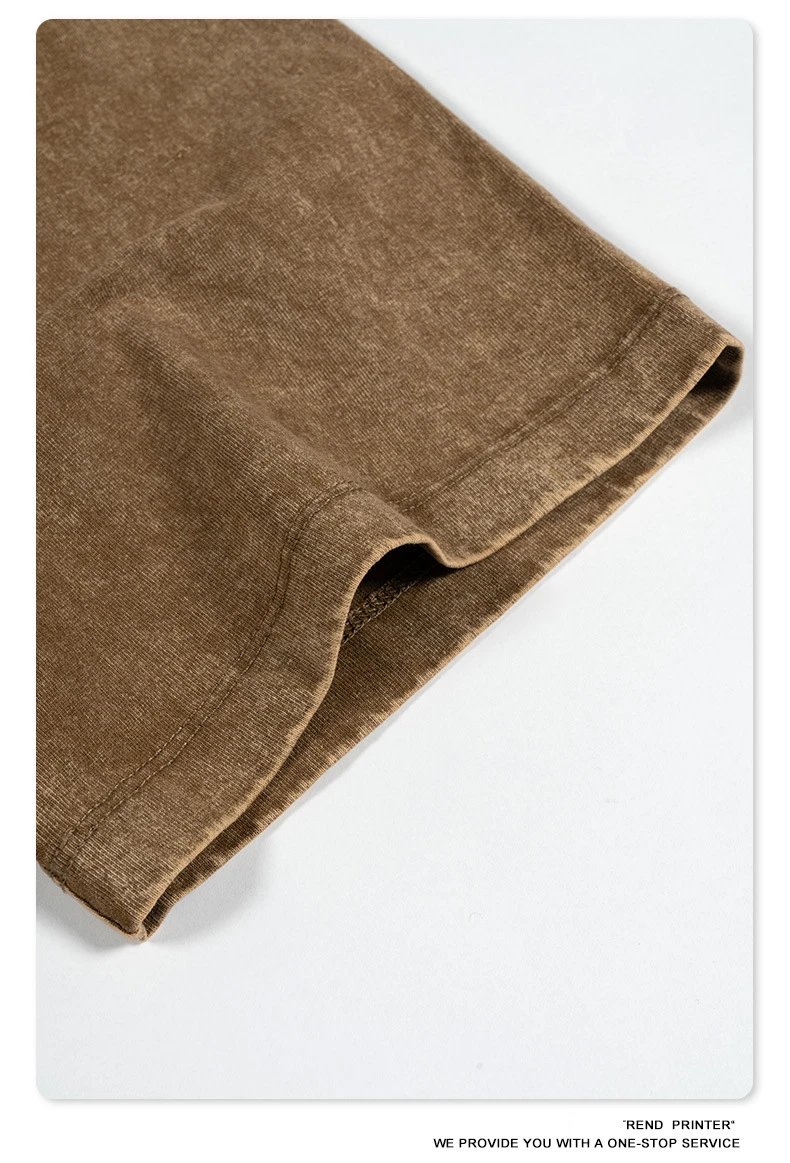Design Beingmove Washed Beige Oversized T-Shirt T-Shirts - 94