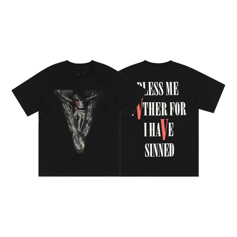 Travis Scott x Cactus Jack Face Print Black T-Shirt - 25