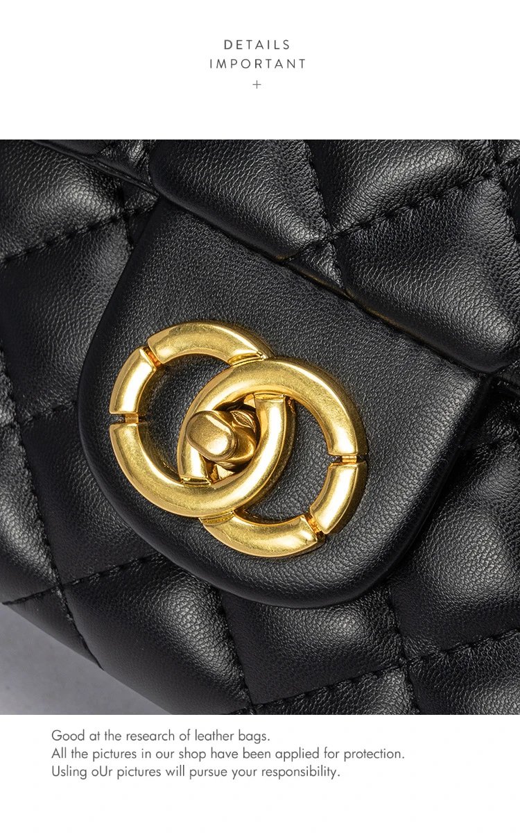Chanel Mini Flap Bag Black Quilted Leather Chain Shoulder Bag - 13