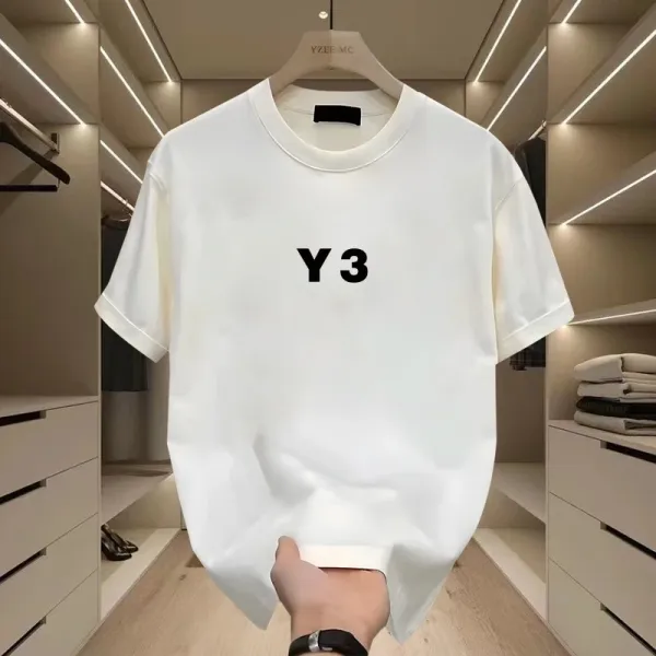 Adidas Y-3 Y3 Logo White T-Shirt - 5