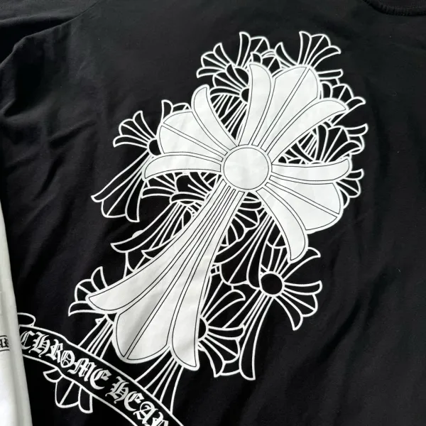Chrome Hearts Cross Motif Black T-Shirt - 11