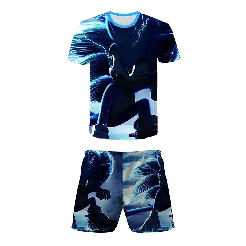 Design Gruffalo x The Gruffalo T-Shirt and Shorts Set Beige / Green Kids Sleepwear - 33