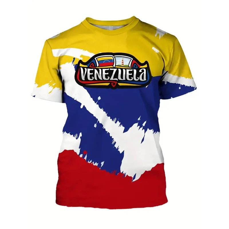 Design Venezuela National Bird Graphic T-Shirt Multicolor T-Shirts - 3