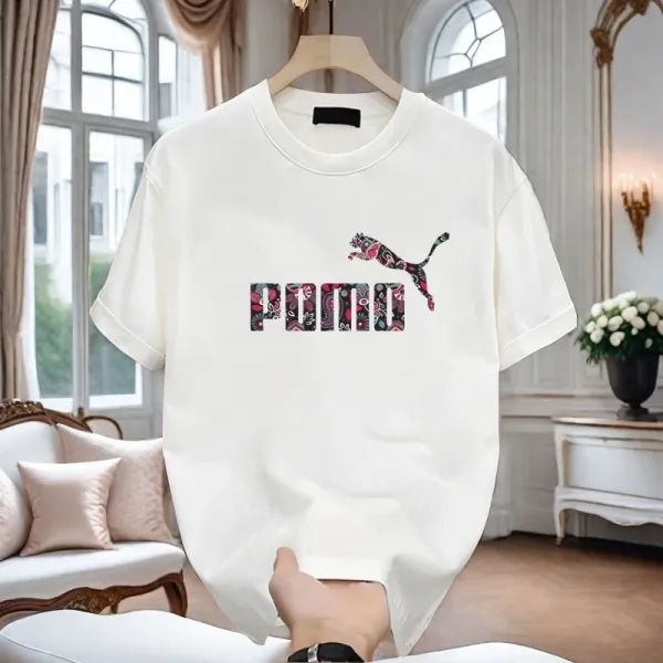 Puma Graphic Logo Print Black T-Shirt - 9