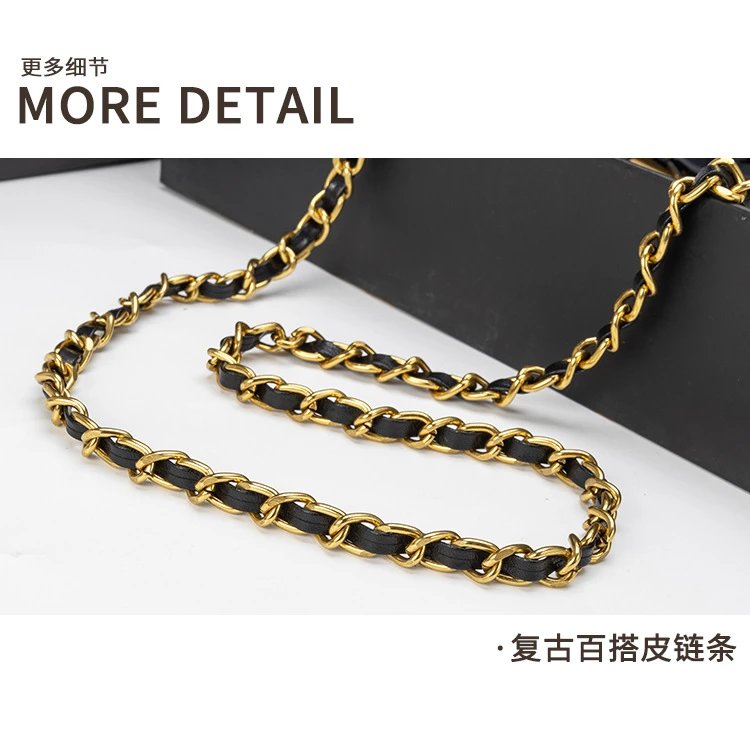 Chanel Mini Flap Bag Patent Leather Black Gold Hardware Handbag - 24