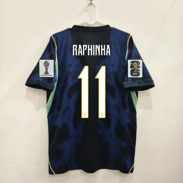 Paris Saint-Germain Neymar Jr 2018 FIFA World Cup Away Jersey Navy Blue - 15