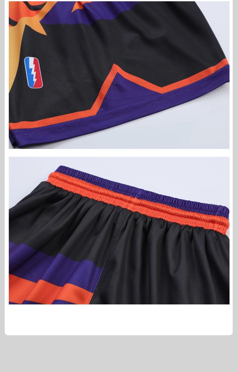 NBA x Mitchell & Ness Lightning Bolt Shorts Black - 17