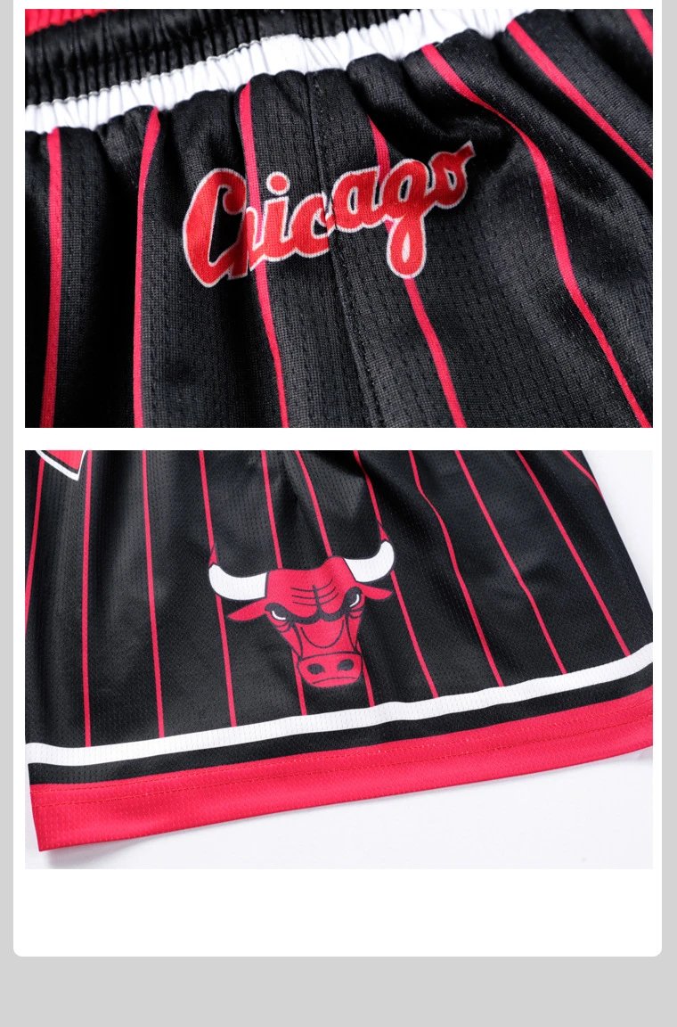 NBA x Mitchell & Ness Lightning Bolt Shorts Black - 18