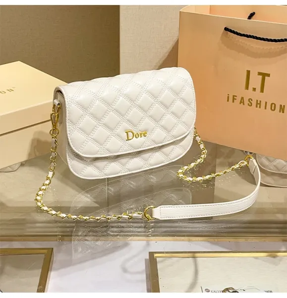 Dior Diorama Quilted Black Leather Belt Bag with Chain Strap - 9