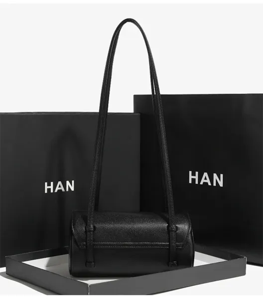 HAN Mini Barrel Crossbody Bag White - 18
