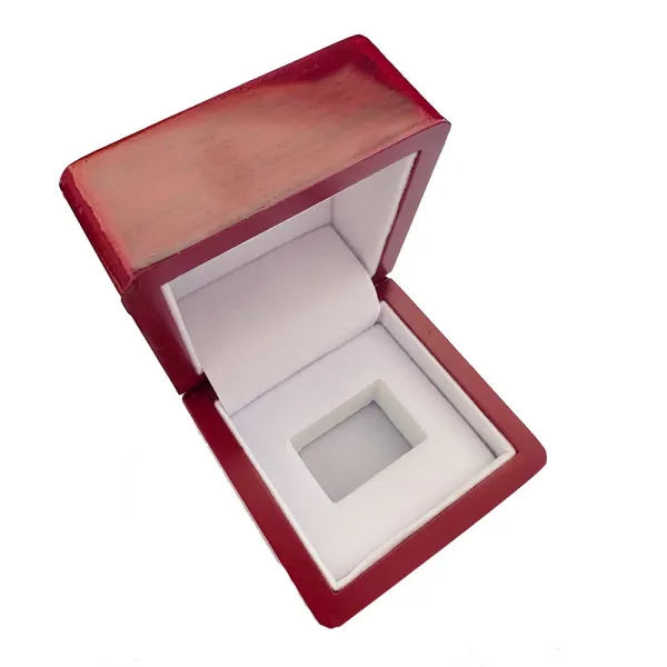 Design Wooden Jewelry Box Red - 1
