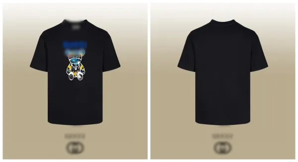 Gucci Leopard Cat Graphic Black T-Shirt - 7