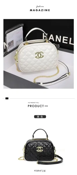Chanel Quilted Mini Top-Handle Bag Black Chain Strap Handbag - 12