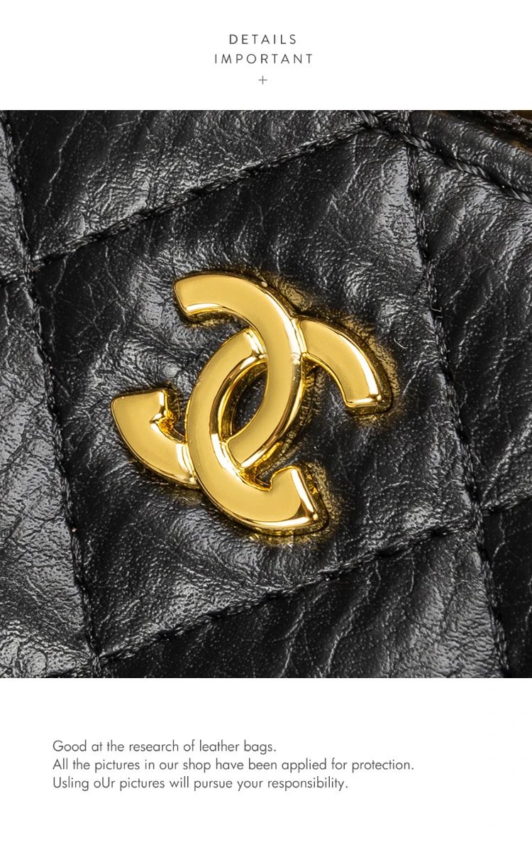 Chanel Mini Coco Handle Black Quilted Leather Chain Bag Handbags - 13