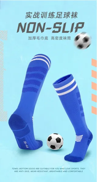 Design Knee-High Sport Socks Orange with Black Stripes Socks - 4