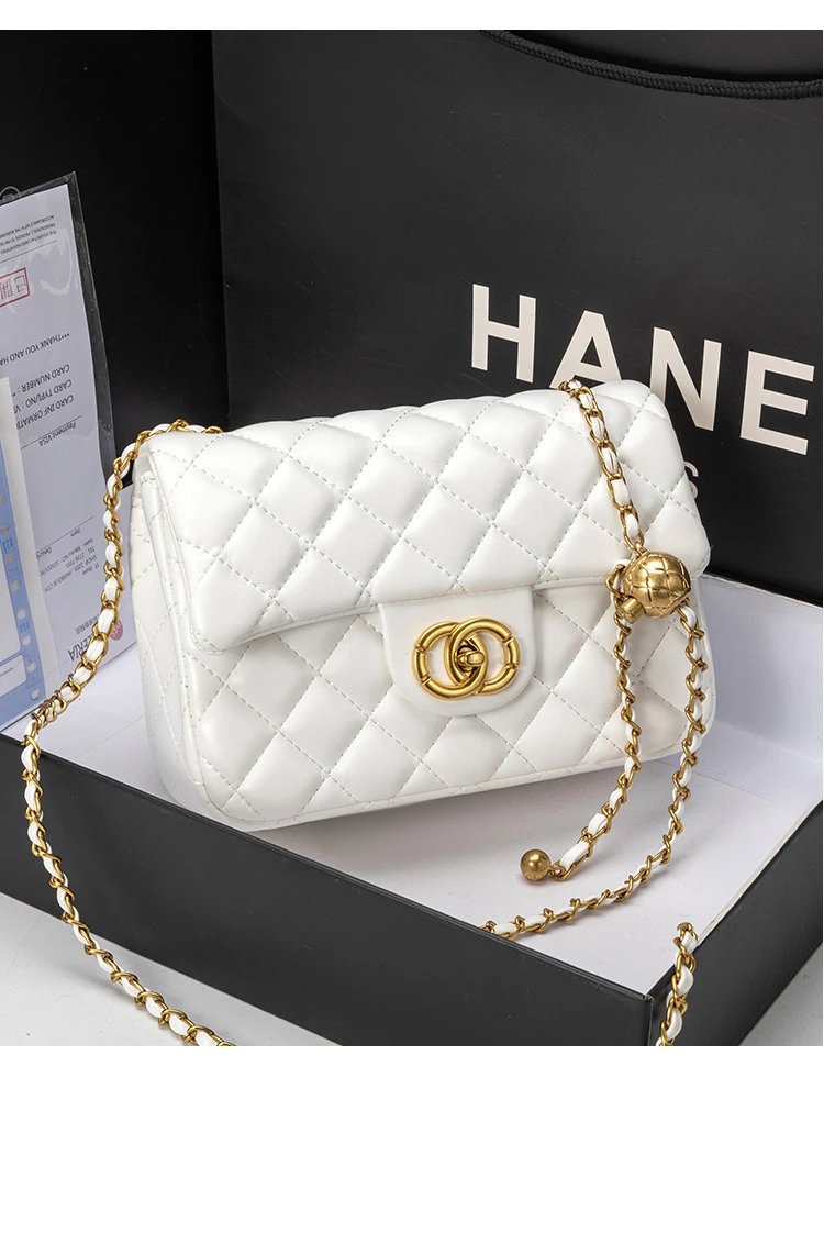 Chanel Mini Flap Bag Black Quilted Leather Chain Shoulder Bag - 25
