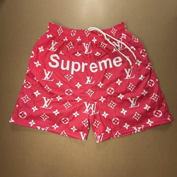 Louis Vuitton Monogram Mesh Shorts Pink Multicolor - 2