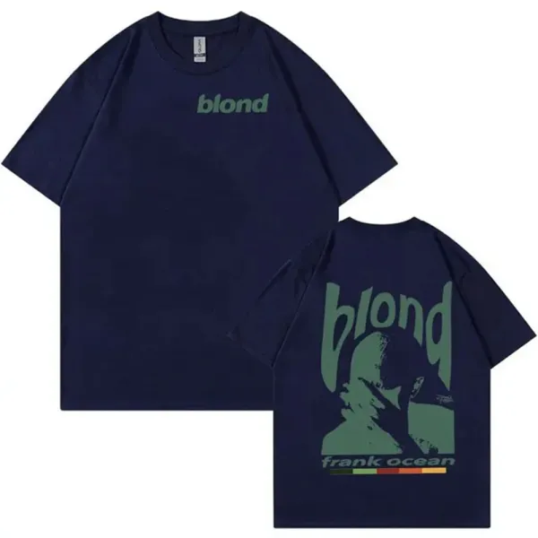 Frank Ocean Blond T-Shirt Beige Green Print - 5