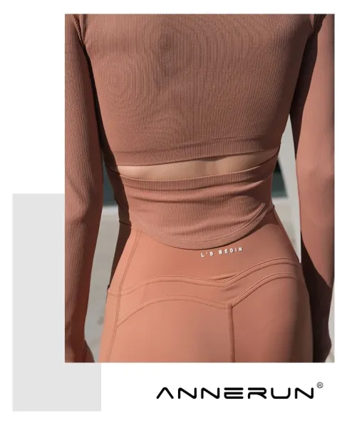 Design Long Sleeve Cropped Top and Track Pants Set in Burgundy - 31