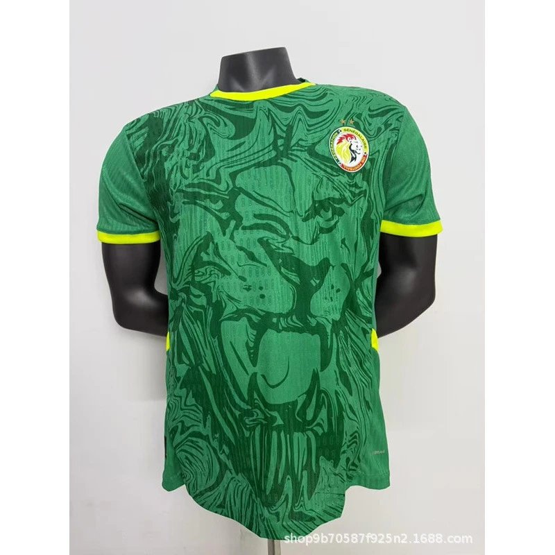 Casa Sport Lion Print Green Football Jersey