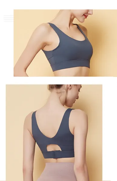 Design Sports Bra and High-Waisted Leggings Set in White and Dusty Rose Activewear - 8
