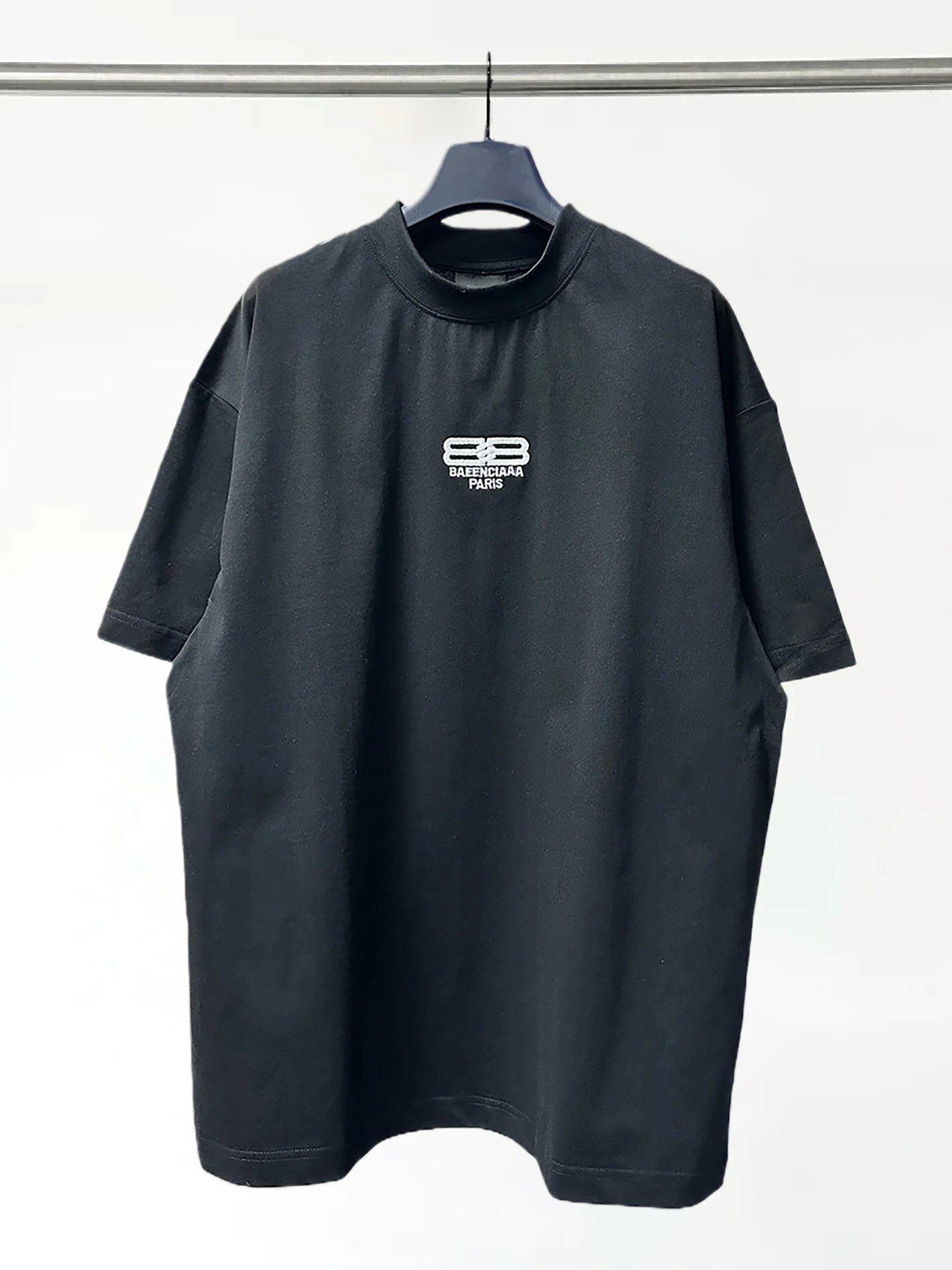 Balenciaga BB Logo White T-Shirt - 7