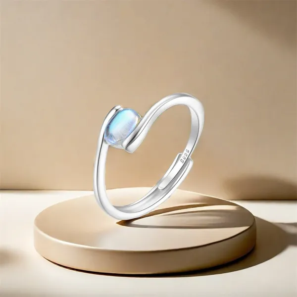 Design S925 Sterling Silver Multi-Stone Cluster Ring Silver Jewelry - 24