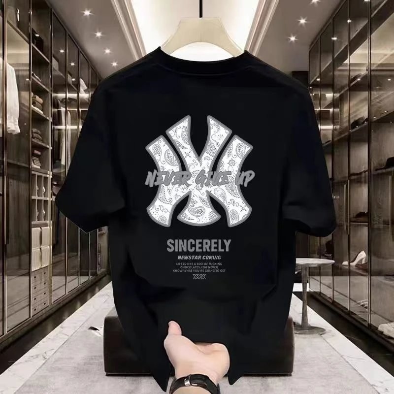 New York Yankees x Sincerely NY Graphic Print Black T-Shirt