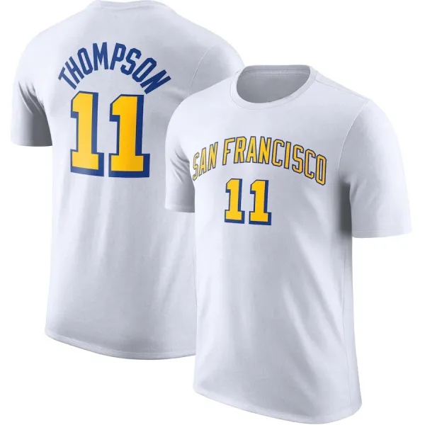 Golden State Warriors Klay Thompson #11 City Edition T-Shirt White - 1