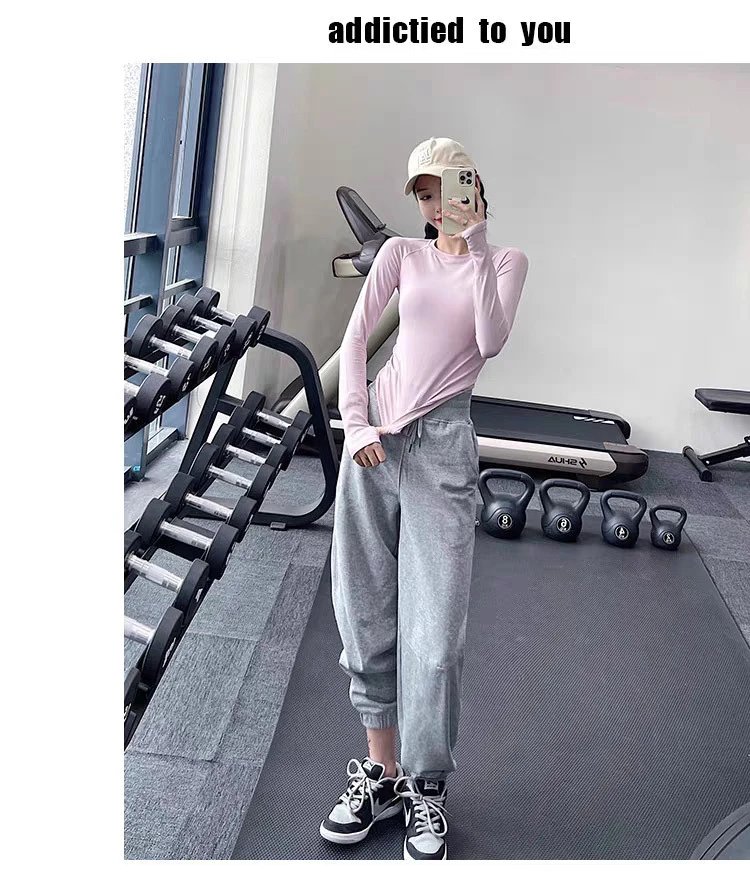 Design Long Sleeve Base-Layer Top in Periwinkle Blue with Ribbed Cuffs Activewear - 12