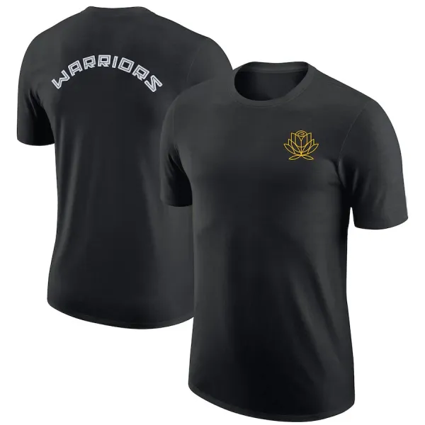 Golden State Warriors Logo T-Shirt Black - 1