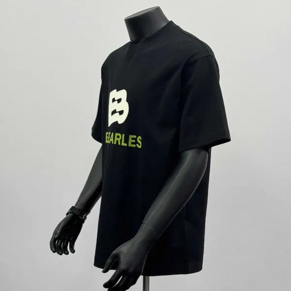 Design Befearles Logo Graphic Black T-Shirt T-Shirts - 5