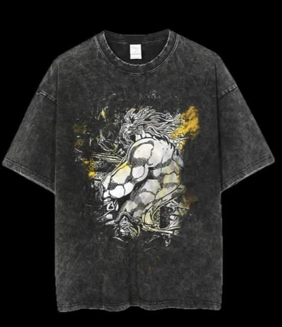 Hellstar Studios Unohara Acid Wash Black T-Shirt - 14