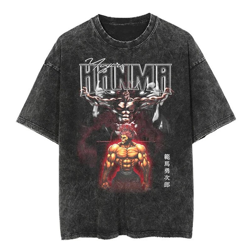Hellstar Studios Unohara Acid Wash Black T-Shirt - 22