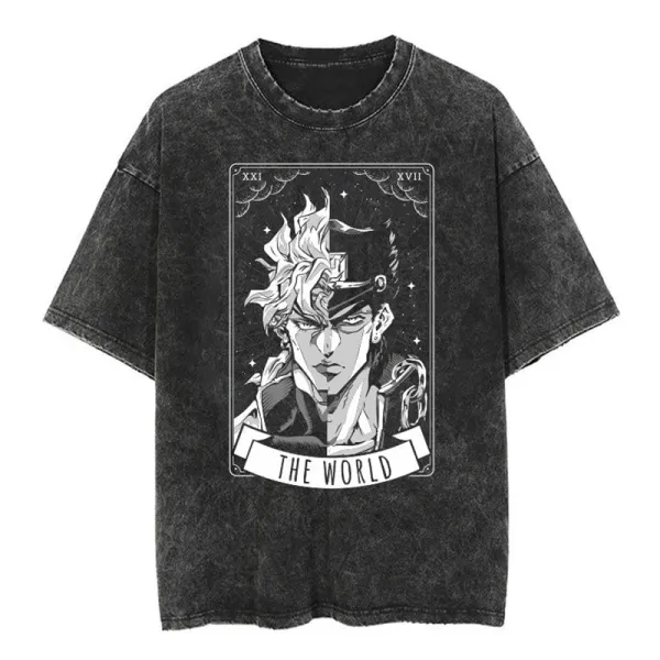 Hellstar Studios Unohara Acid Wash Black T-Shirt - 32
